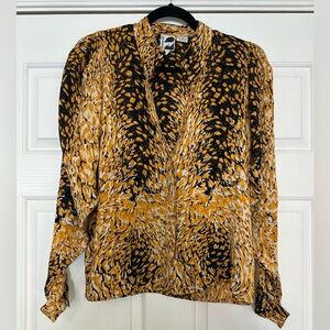Vintage 100% Silk Shirt